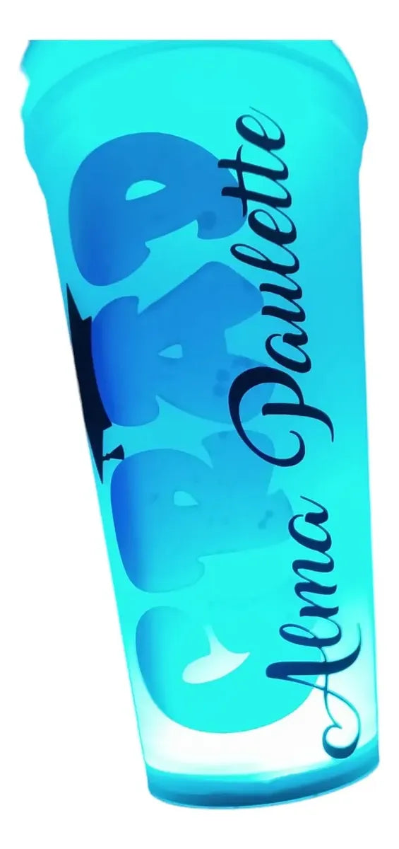 10pz vaso personalizado con luz led